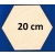 Sześciokąt 20cm , figury geometryczne, plaster miodu , panel ścienny,sklejka , HEKSAGON 20